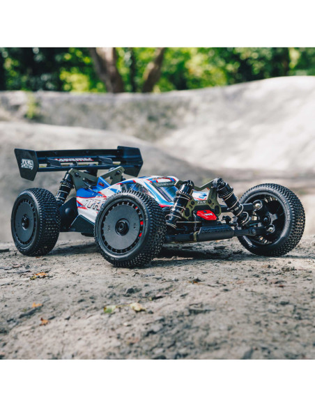 1-8 TYPHON 6S TLR Tuned 4X4 RTR Brushless Buggy  Red-Blue