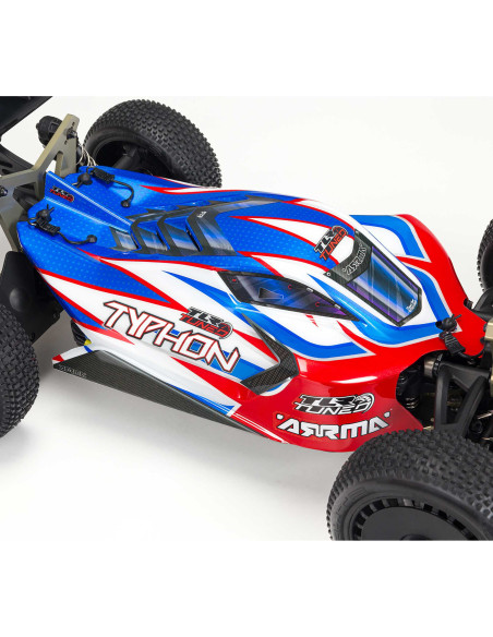 1-8 TYPHON 6S TLR Tuned 4X4 RTR Brushless Buggy  Red-Blue