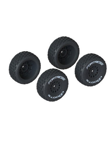 dBoots 'FORTRESS' Tire Set Glued  Option (2 Pairs)