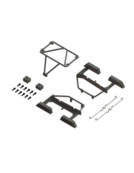 Desert Truck Body Roll Cage Set  Black: GROM