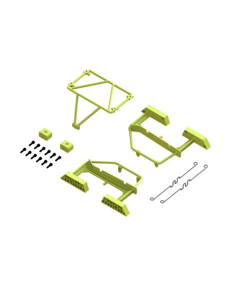 Desert Truck Body Roll Cage Set  Yellow: GROM