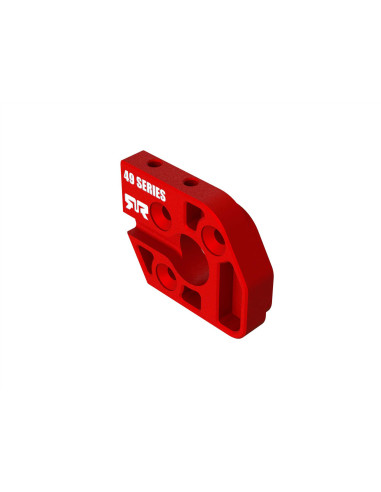 Aluminum Motor Plate 49 Series Red