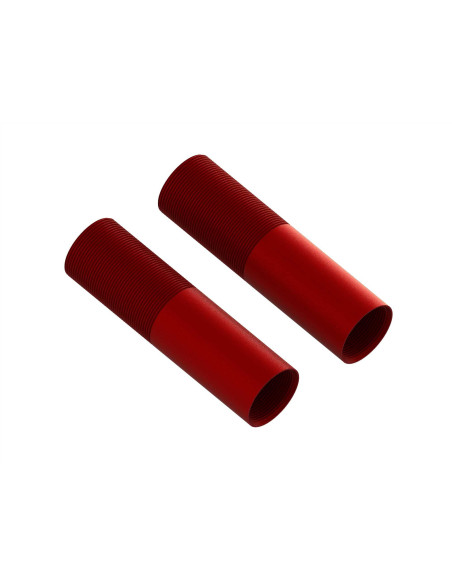 Aluminum Shock Body  24x88mm (Red) (2)
