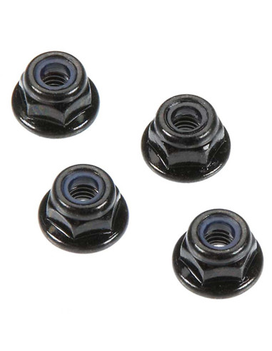 Flange Lock Nuts 4mm (4)