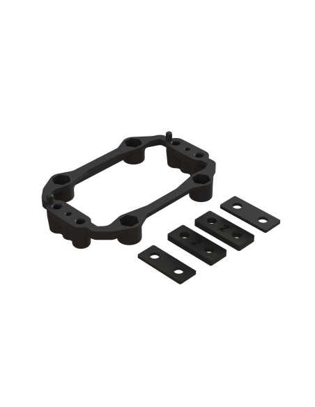 Aluminum Servo Mount Plastic Holder Set