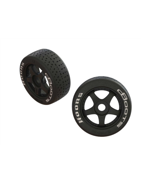 dBoots Hoons 42/100 2.9 Pre-Mounted Belted Tires  White  17mm Hex  5-Spoke (2)