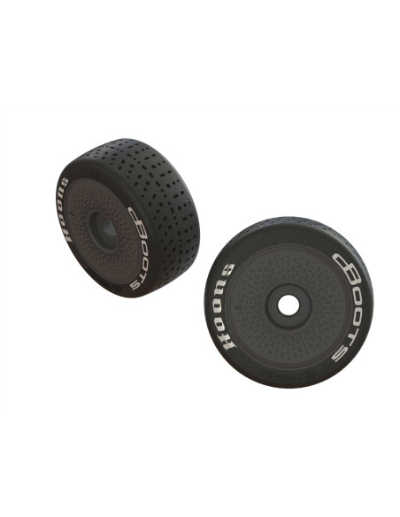 dBoots Hoons 42/100 2.9 Pre-Mounted Belted Tires  White  17mm Hex  Speed (2)