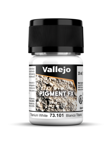 Pigmento Vallejo: Blanco Titanio 35ml