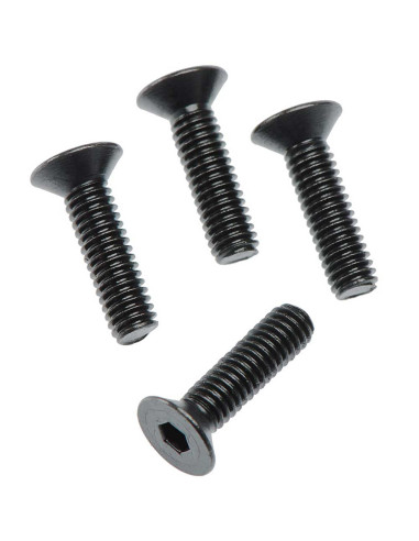 Flat Head Hex Machine Screw 4x15mm 4x4 (4)