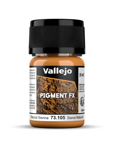 Pigmento Vallejo: Siena Natural 35 ml