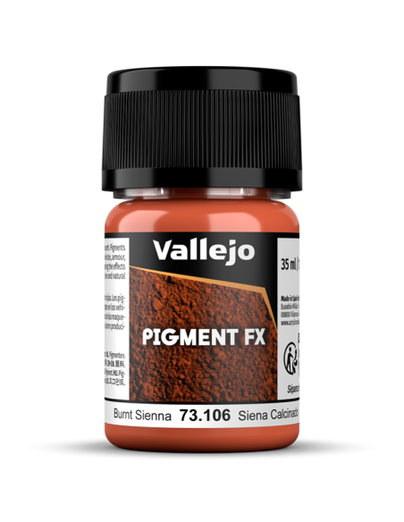Pigmento Vallejo: Siena calcinado 35ml