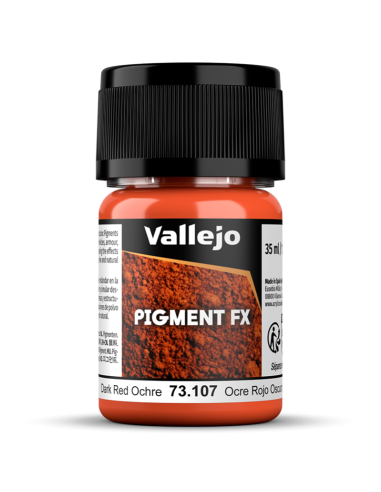 Pigmento Vallejo: Ocre Rojo Oscuro 35ml