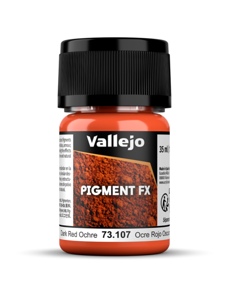Pigmento Vallejo: Ocre Rojo Oscuro 35ml