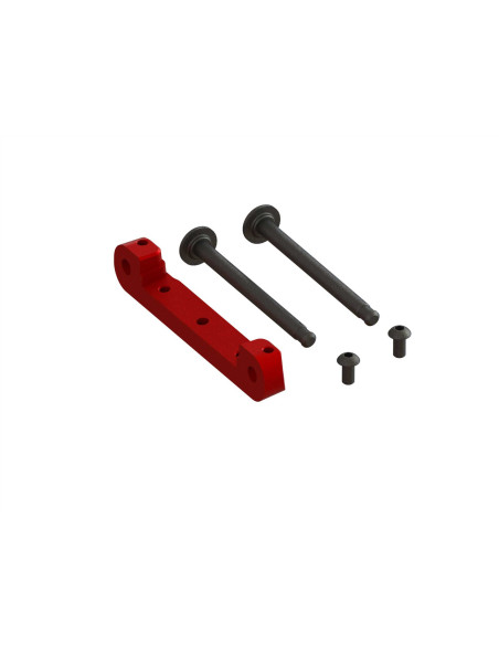 Front Upper Suspension Mount CNC Aluminum Red
