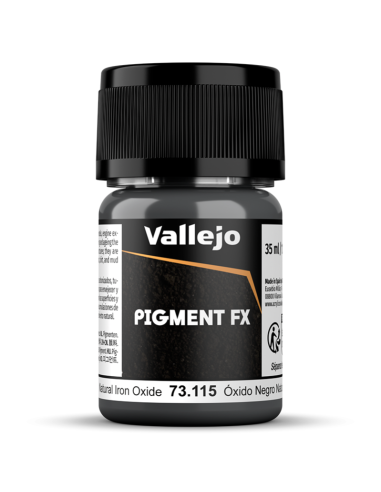 Pigmento Vallejo: Óxido Negro Natural 35ml