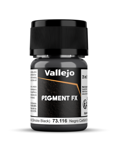 Pigmento Vallejo: Negro Carbón (Humo) 35ml