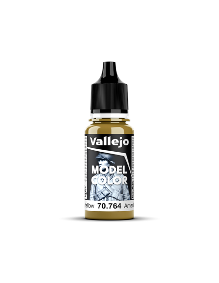 70.764 - Pintura Vallejo Model Color 125 - Amarillo Militar