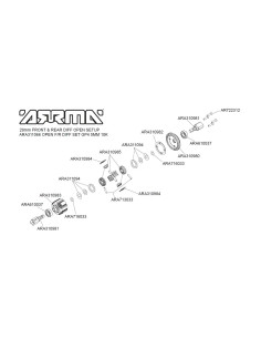 Open F R Diff Set GP4 5mm 10K 2