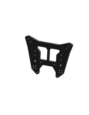 Rear Aluminum Shock Tower  Black: EXB