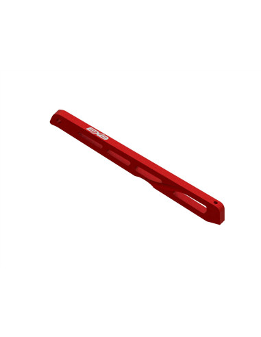 Rear Center Aluminum Chassis Brace  140mm Red: EXB