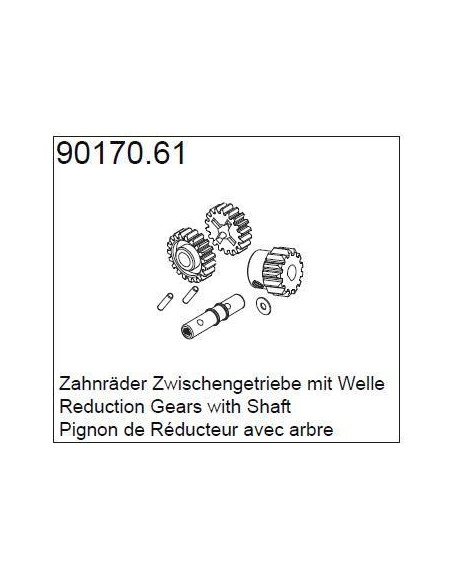 90170.61 Reduction gear and shaft