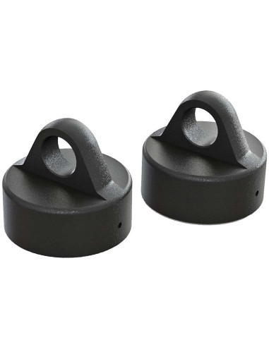 Shock Cap Aluminum  Black (2): 6S