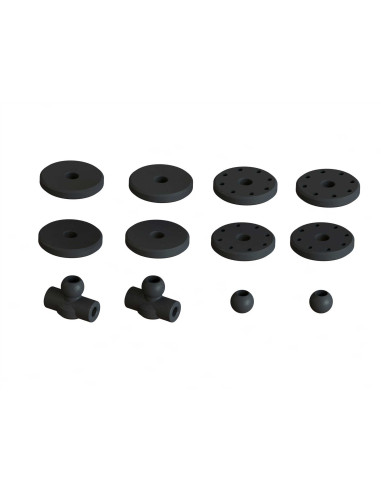Shock Set  16mm Bore  117mm Length  550cSt Oil