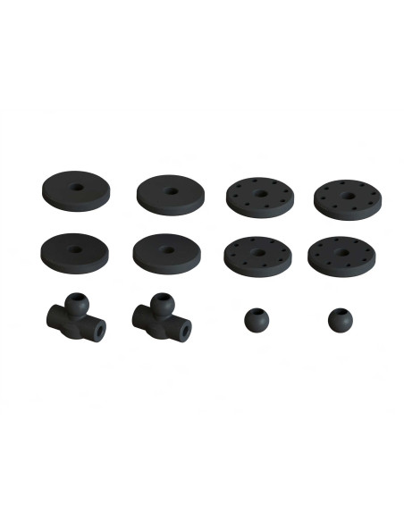 Shock Set  16mm Bore  117mm Length  550cSt Oil