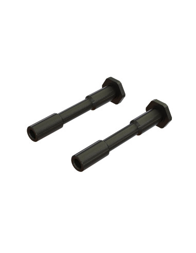 Steel Steering Post 6x42mm Black (2)