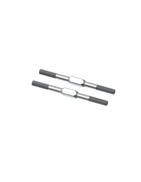 Steel Turnbuckle  M4x60mm Silver (2): EXB