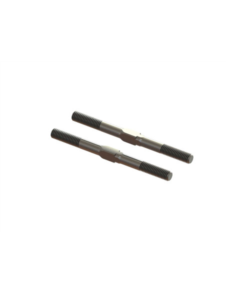 Steel Turnbuckle  M5x65mm Silver (2): EXB