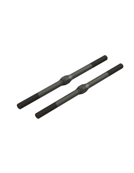 Steel Turnbuckle  M5 x 85mm Black (2)