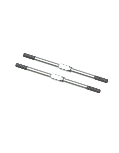 Steel Turnbuckle M4x95mm Silver (2)