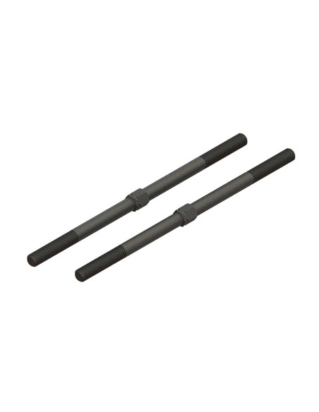 Steel Turnbuckle M6x130mm (Black) (2)