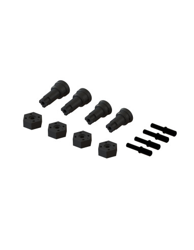 Wheel Axle and Hub Set B: GROM
