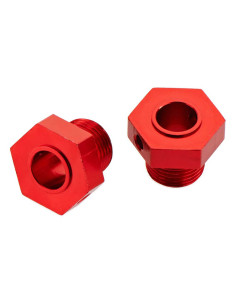 Wheel Hex Aluminum Red:...