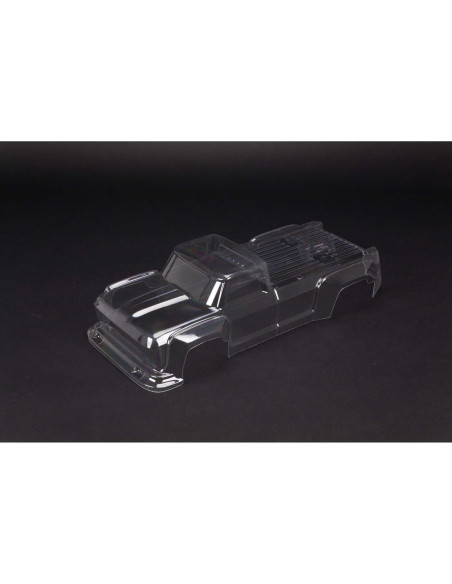 1-10 Clear Body with Decals: OUTCAST 4X4
