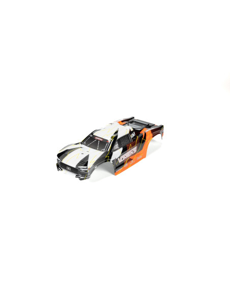 1-10 Clipless Painted Trimmed Body Set with Decals  Orange: VORTEKS 2WD