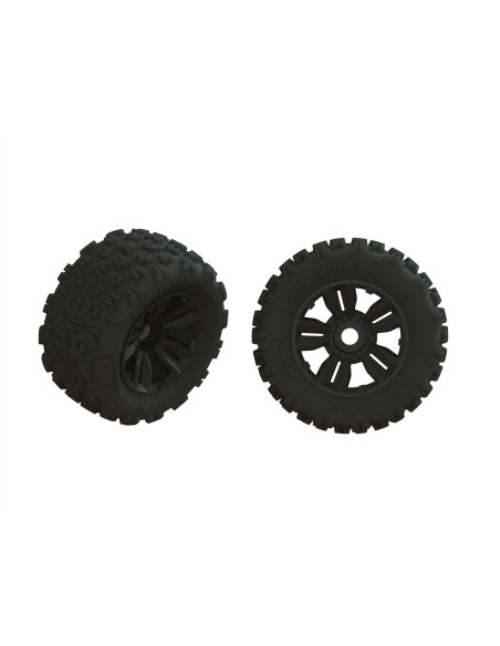 1-5 dBoots Copperhead2 SB MT Front-Rear 3.9 Pre-Mounted Tires  24mm Hex (2)