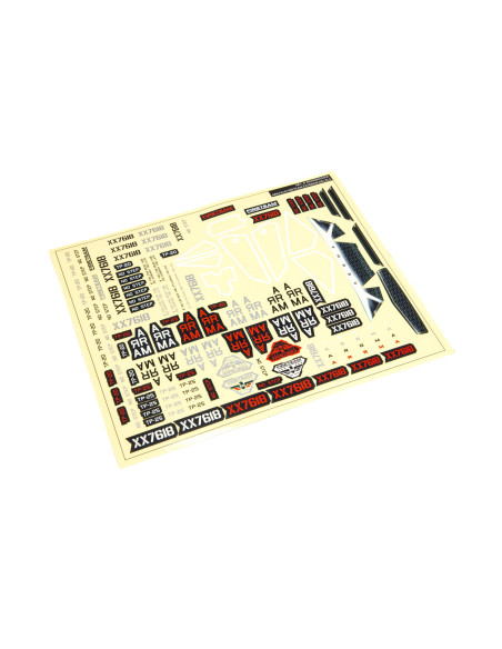 1-7 Exterior Body Panel Set  Clear: FIRETEAM