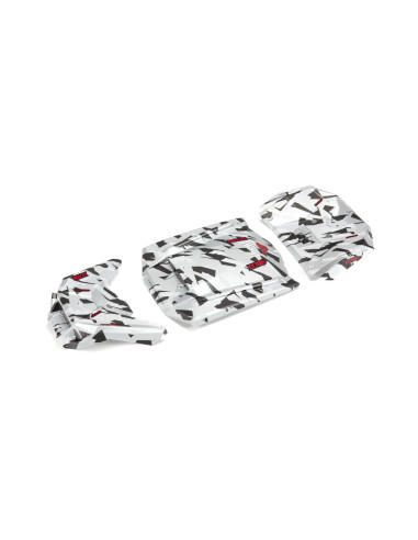 1-7 Exterior Body Panels Painted  White Camo:...
