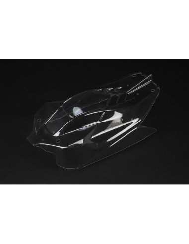 1-8 Clear Body with Decals: TYPHON 4X4