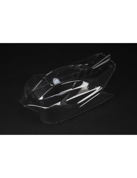 1-8 Clear Body with Decals: TYPHON 4X4