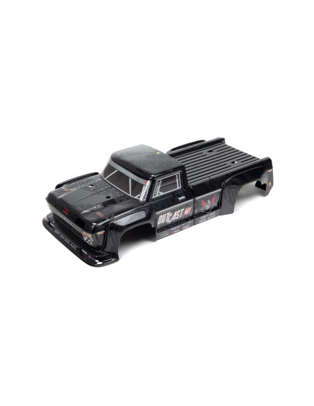 1-8 Painted Decaled Trimmed Body  Black : Outcast 6S BLX