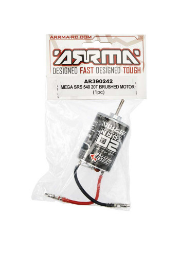 540 Brushed Motor 20T Mega SRS