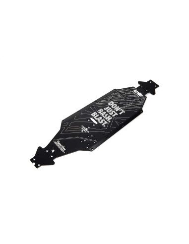 Aluminum Chassis CNC 7075 T6 LWB  Black: EXB