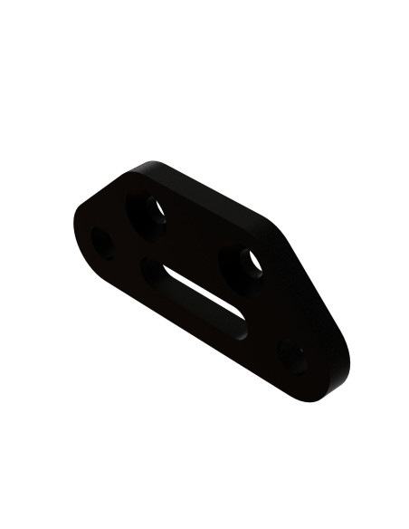Aluminum Front Suspension Mount: Black