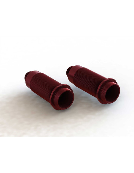Aluminum Shock Body  16x62mm Red (2)