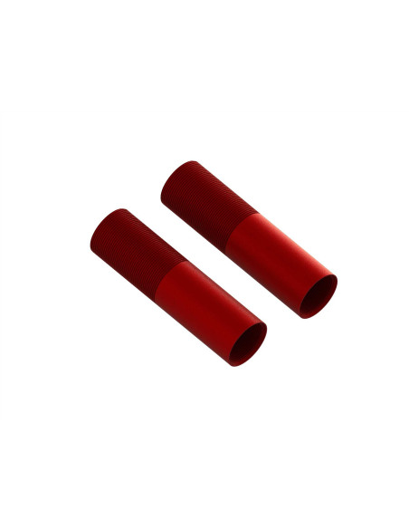 Aluminum Shock Body  24x83mm (Red) (2)