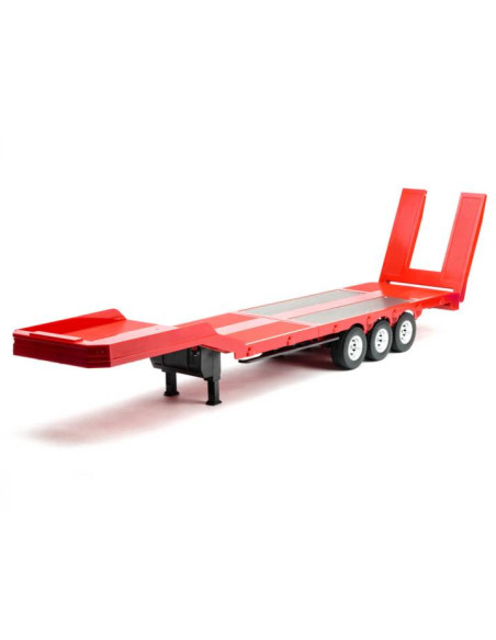 Remolque 3 ejes para Scania 770S V8 Huina 1501 1/18 Rojo